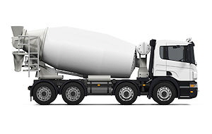 8 wheeler concrete mixer