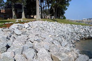 Riprap stone